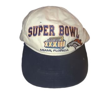 Vintage Super Bowl XXXIII Mamia Florida snap back cap
